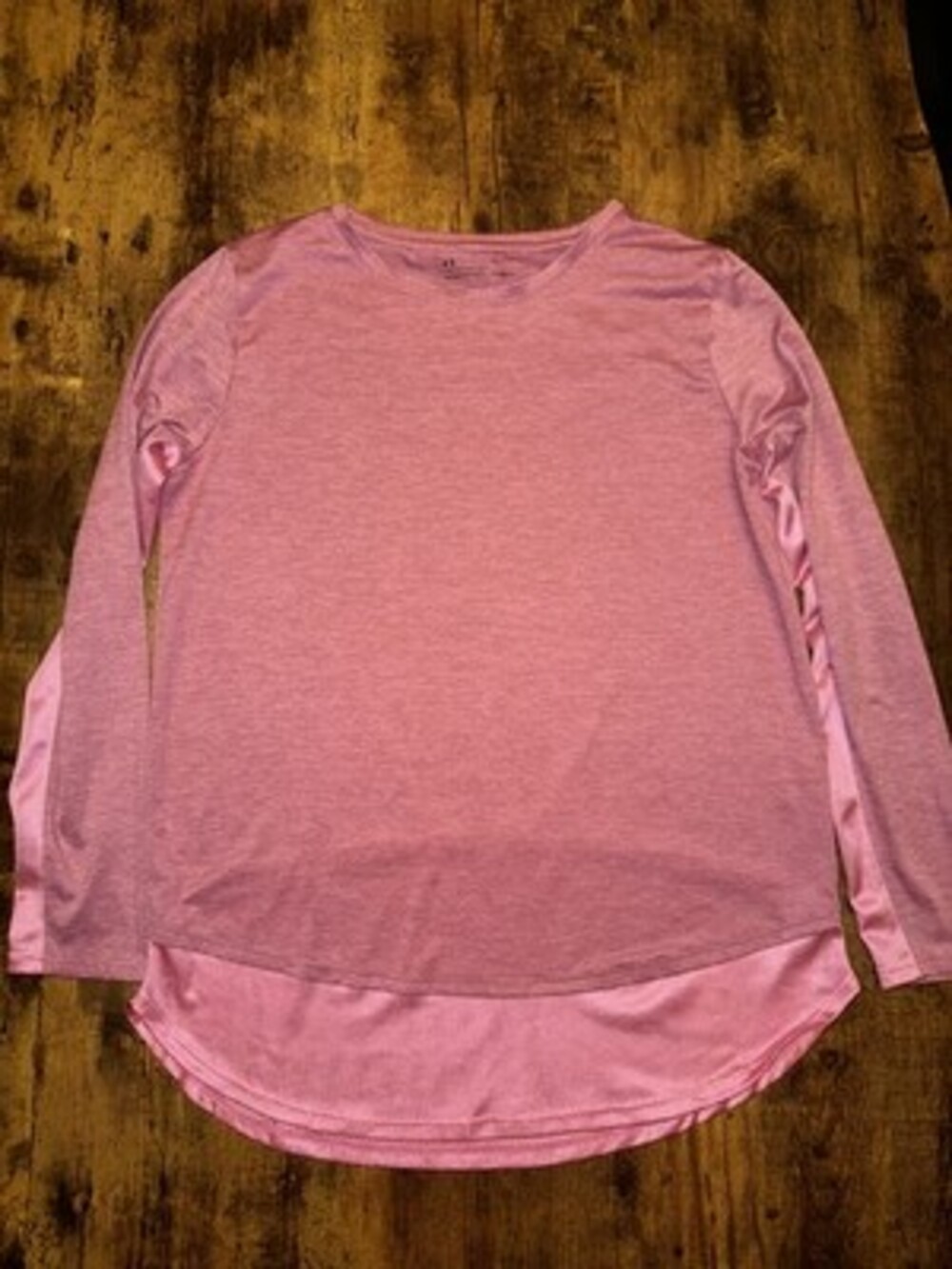 Under Armour Women's HeatGear Loose Fit Long Sleeve Top Pink